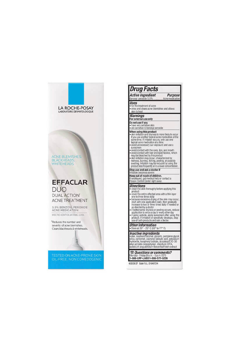 Ansøgning forretning Udvinding La Roche-Posay Effaclar Duo Dual Action Acne Spot Treatment Cream with  Benzoyl Peroxide - Haim